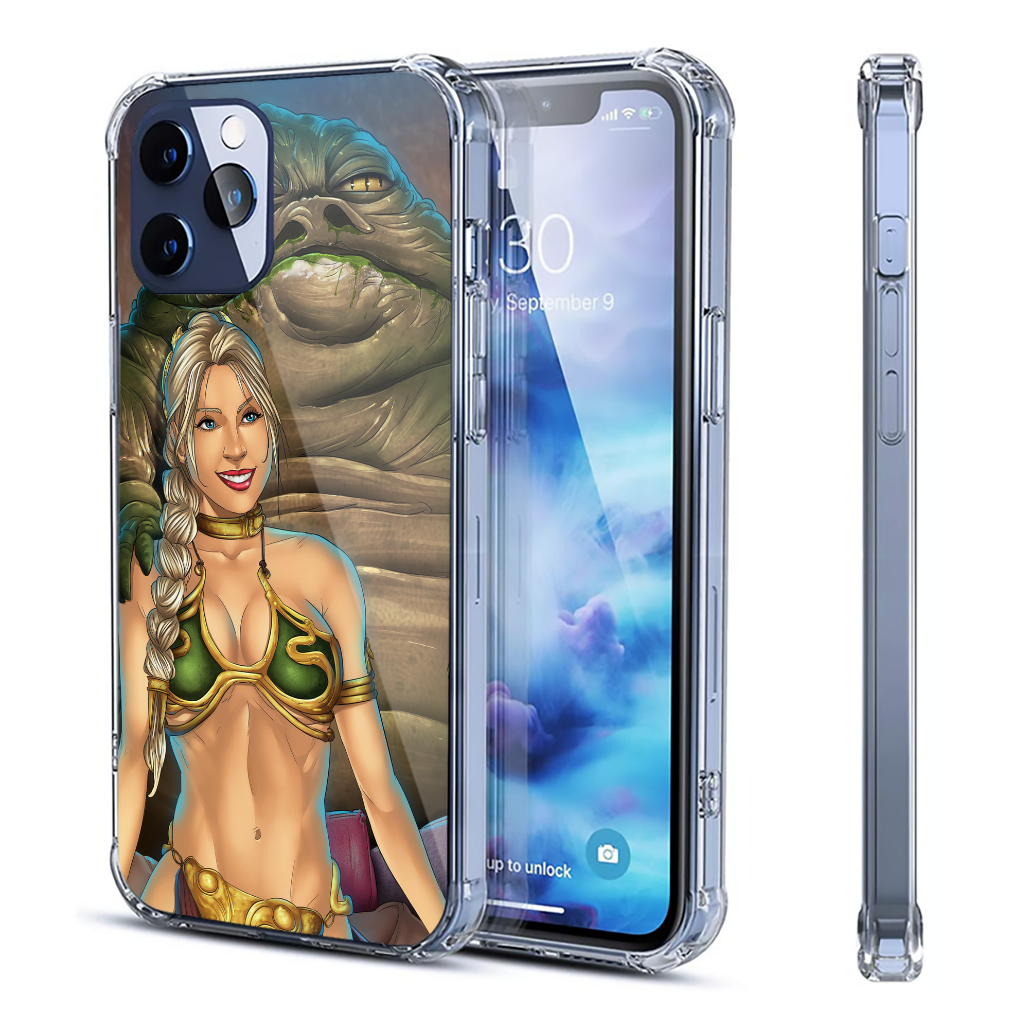 （画像用） スター・ウォーズ Star Wars 【iPhone 12シリーズ対応】透明スマホケース（クリアソフトケース）